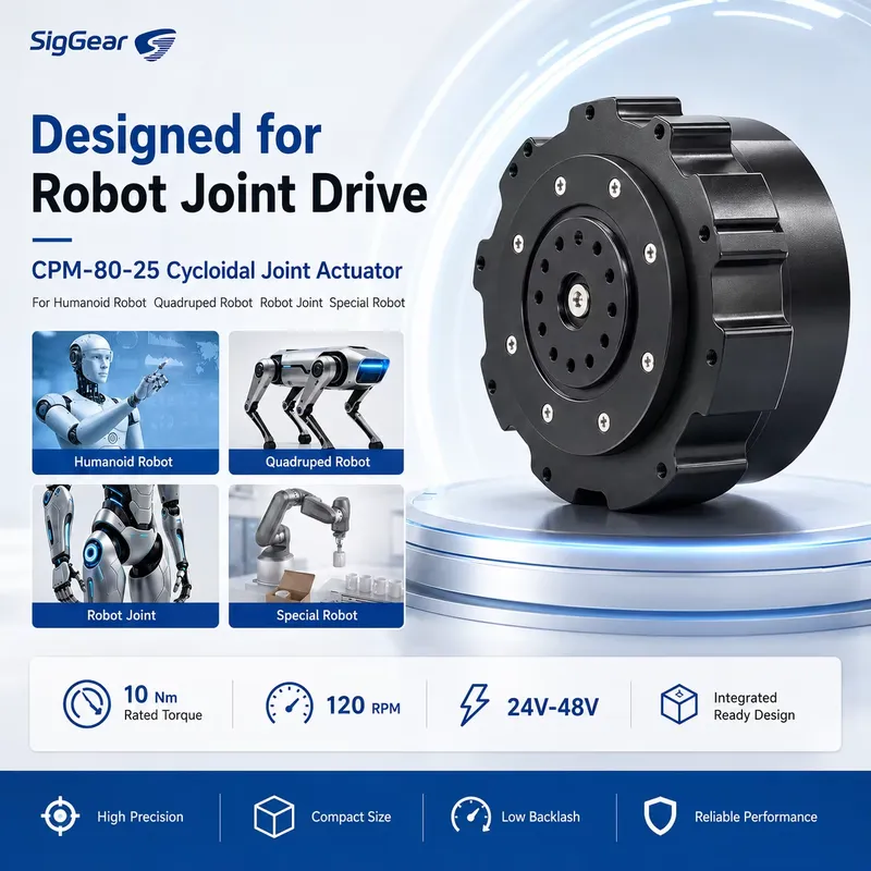 Cycloidal Reducer Bldc Motor - Motor Gear Sikloid BLDC SigGear 80mm