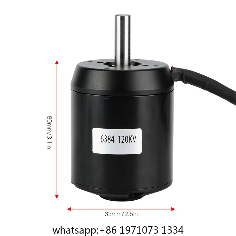 6384 120KV BLDC Motor Tanpa Si - 6384 Brushless Motor Sensored ulasan dan harga