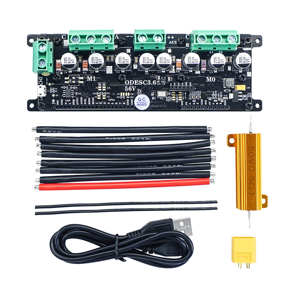 Odesc3,6 Mengoptimalkan Perfor - Odrive Dual Brushless Motor Controller ulasan dan harga